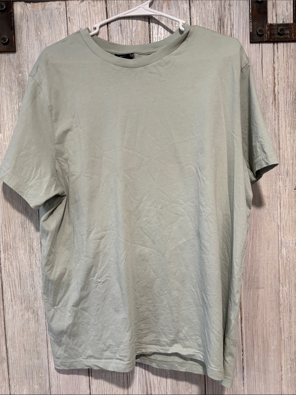 Men's Crew Neck T-Shirt in Light Green